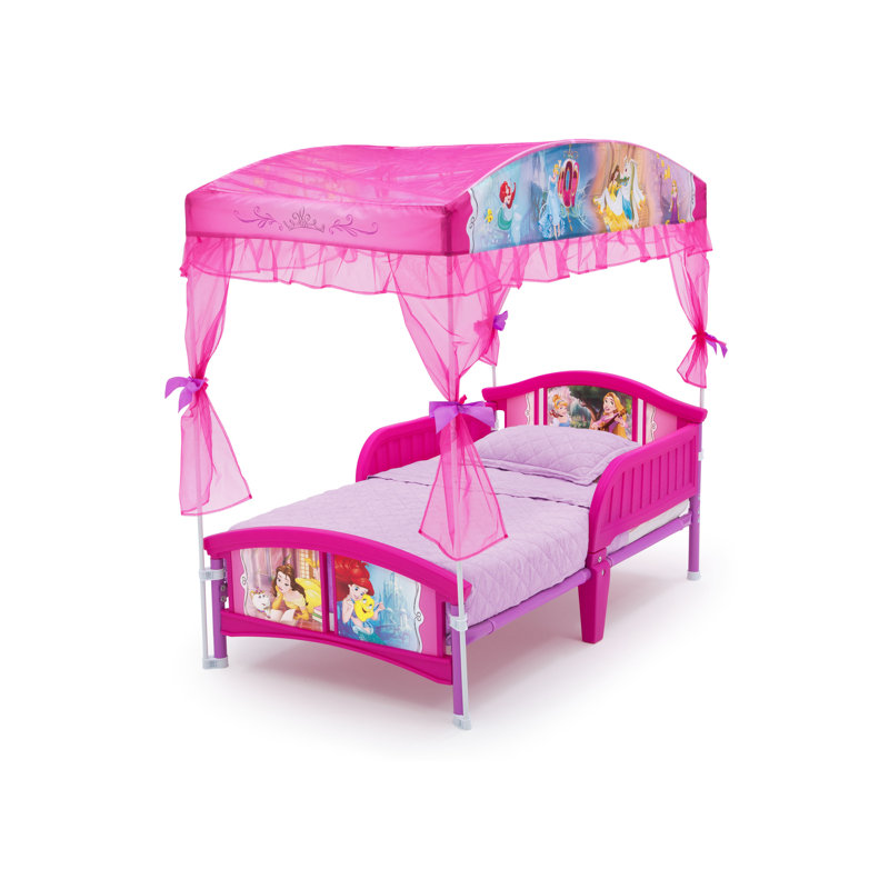 Delta Children Disney Princess Toddler Canopy Bed & Reviews Wayfair